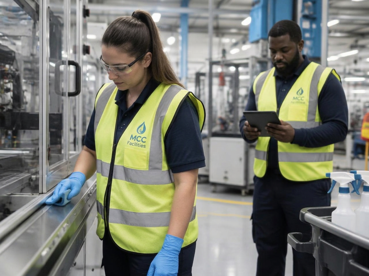 Clean and organised manufacturing facility